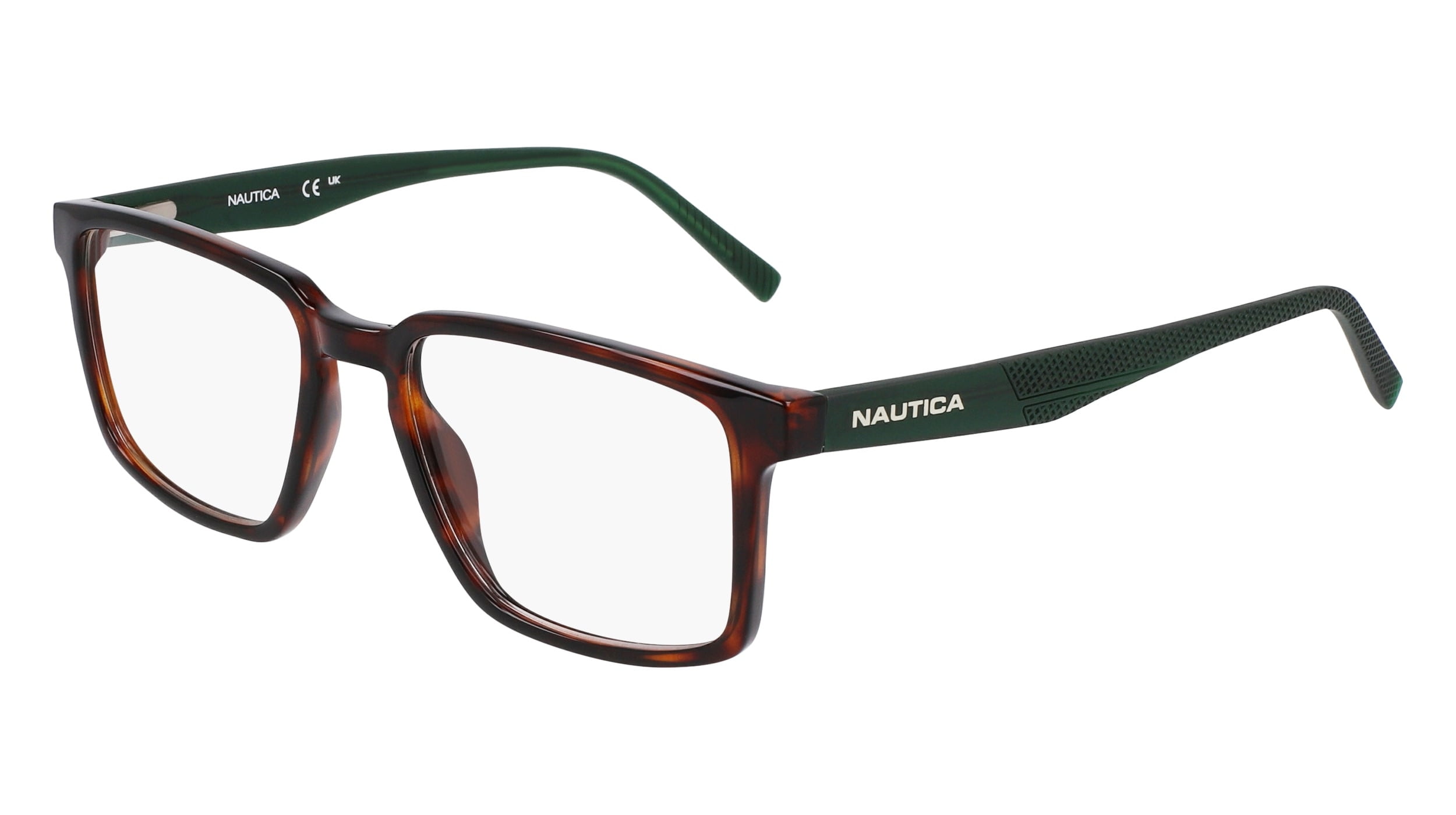Nautica N8187 206 Men's Dark Tortoise Full Rim Frame Eyeglasses