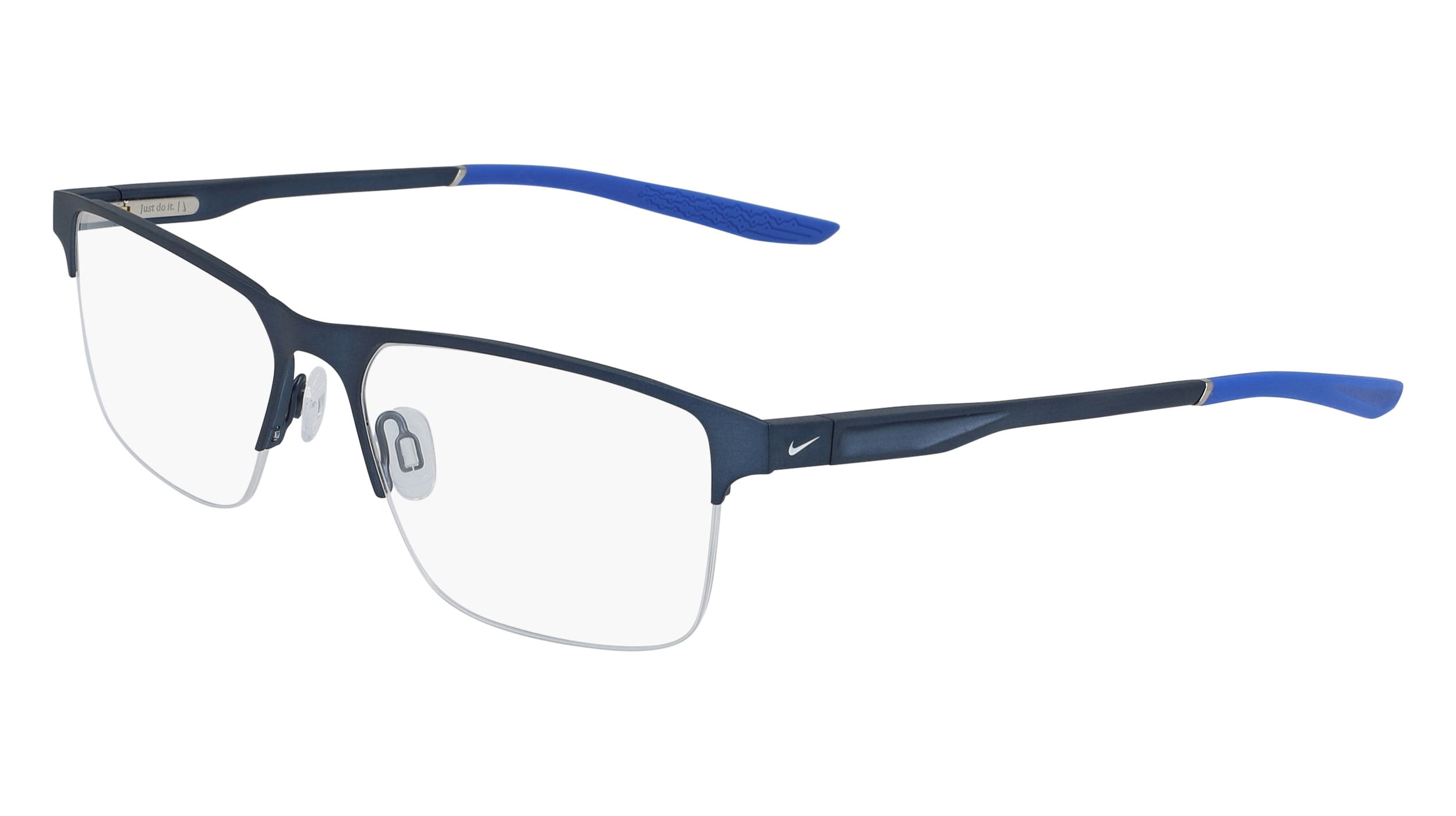 ●I-WITNESS Eyeglasses NIKE 8045 416 Brushed Thunder Blue/Racer Blu