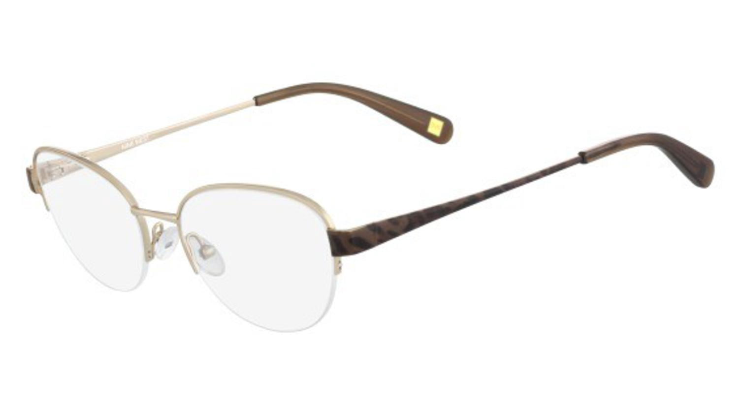 New Nine West NW 1060 717 Gold Eyeglasses 50mm with Case NINE WEST NW 1060 717 GOLD BROWN AUTHENTIC EYEGLASSES FRAMES  main image 3