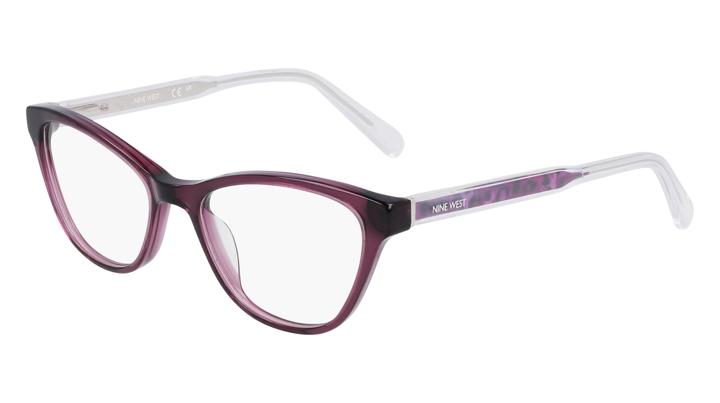 Eyeglasses NINE WEST NW 5217 505 Crystal Plum - Walmart.com display picture 1