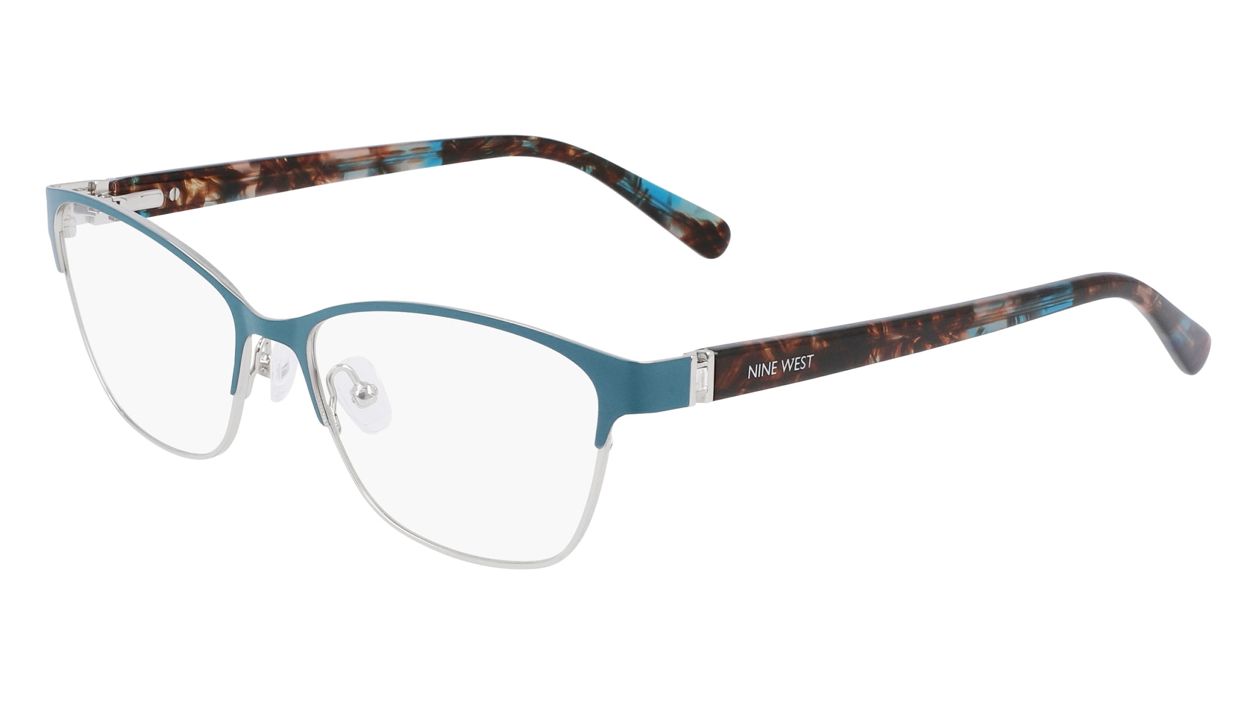 Eyeglasses NINE WEST NW 8014 319 Teal - Walmart.com