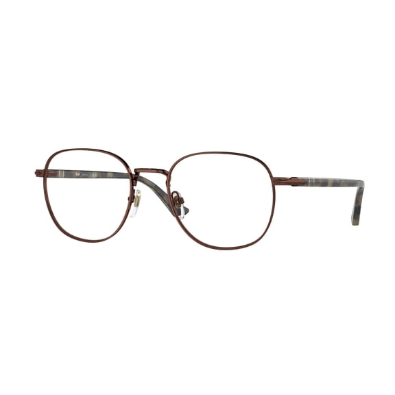 Persol Men's 1007V Vista Thin Brown Metal Frame Eyeglasses Brown