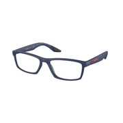 Eyeglasses Prada Linea Rossa PS 4 PV U631O1 Blue Rubber