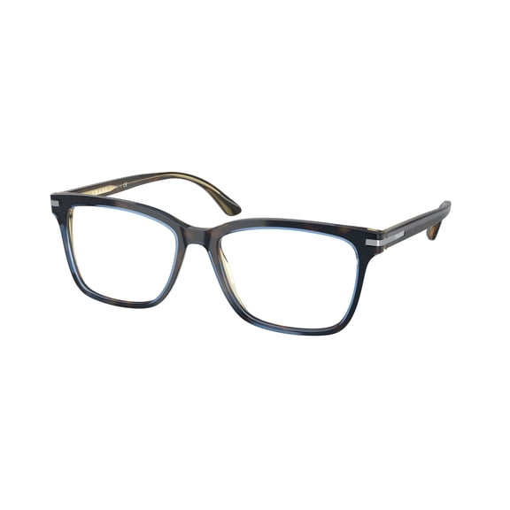 Prada Men's 0Pr 14Wv Square Frame Acetate Eyeglasses Blue