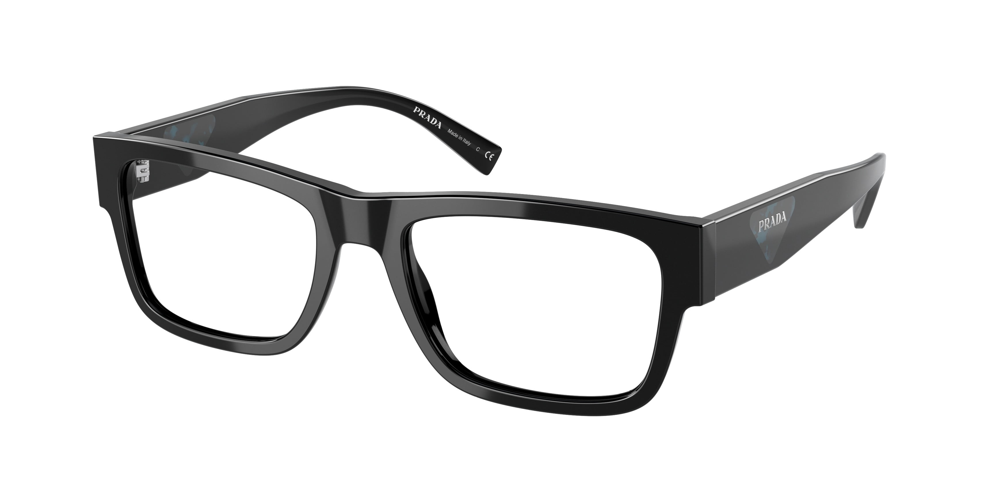 Eyeglasses Prada PR 15 YV 1AB1O1 Black - Walmart.com display picture 2