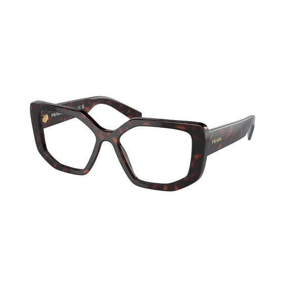 Prada Women's A04v Vista Oversized Tortoiseshell Acetate Eyeglasses Brown
