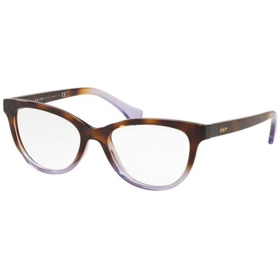 Eyeglasses Ralph RA 7102 5736 Shiny Havana Grad Trans Violet