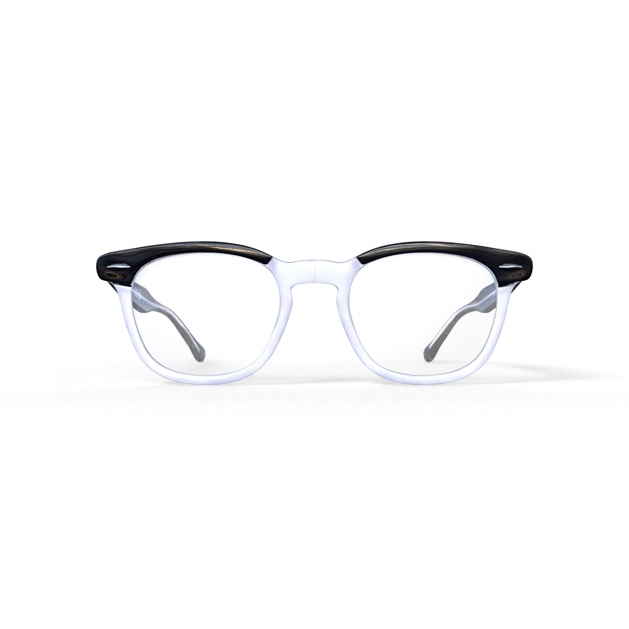 Ray-Ban Youth Size 45 0RY9098V Prescription Eyeglasses with Case, Black on Transparent