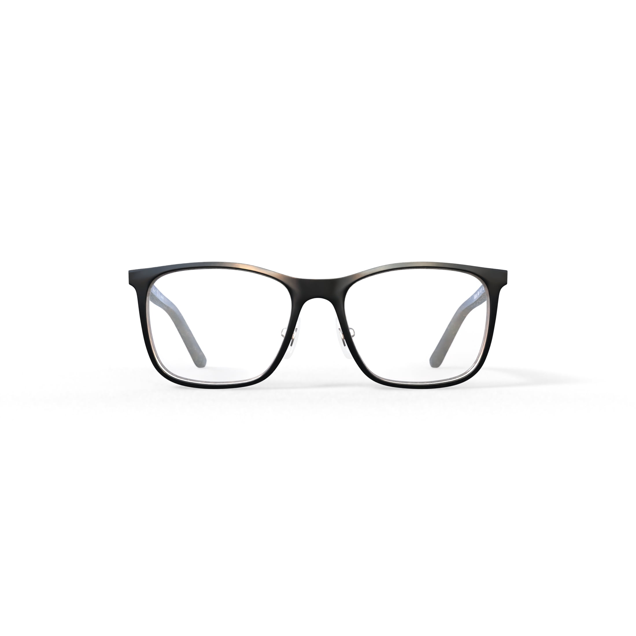 Ray-Ban Youth Size 48 0RY9551V Prescription Eyeglasses with Case, Black on Arista/Demo Lens