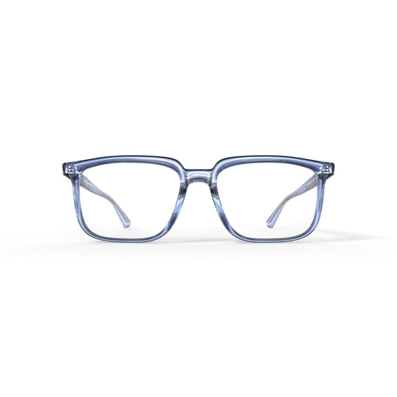 Ray-Ban Alain Optics Glasses, Prescription Eyeglasses with Case, Size 54, Demo Lens/Transparent