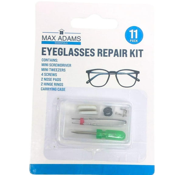 Eyeglasses Repair Kit Compact Tool Set for Quick and Easy Eyewear Fixe: 11pc set