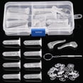 thumbnail image 1 of Eyeglasses Repair Kit, Optical Repair Tool, Repairing Assortment Kit with Screwdriver, Screw, Nut, Nose Pad and Washer, 1 of 8