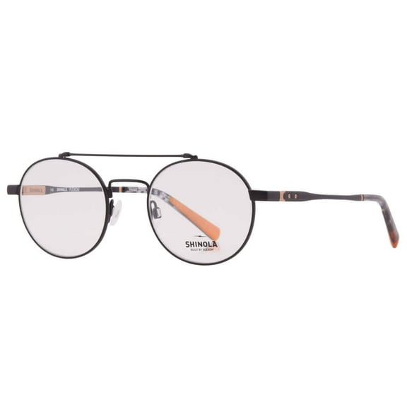Shinola Demo Round Unisex Eyeglasses SH21001 001 49
