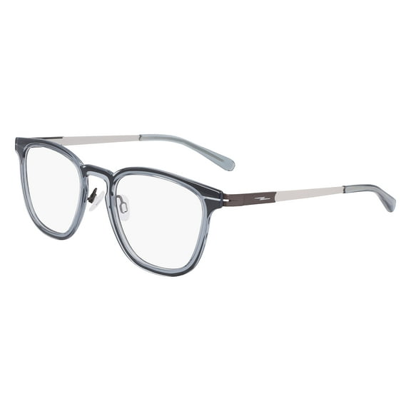 Shinola Flexon Keyhole Eyeglasses SH37001 050 Crystal Smoke 50mm