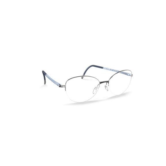 Eyeglasses Silhouette Illusion Nylor 4560 7000 Silky Sky 53/17/140 3 piece frame