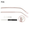 thumbnail image 1 of Eyeglasses Sunglasses Anti-Slip Universal Repair Tool Full Coverage Replacement Leg Eyewear Accessories Glasses Arm Spectacle Frame PINK, 1 of 1
