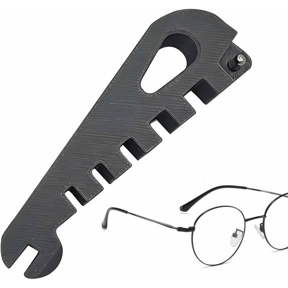 Eyeglasses Temple Arm Bender Tool Adjustable Glasses Frame Adjusting Plier Optical Repair Kit Spectacle Ear Hook Shaping Fitting Aid for Sunglasses Reading Glass Professional Optician Accessories