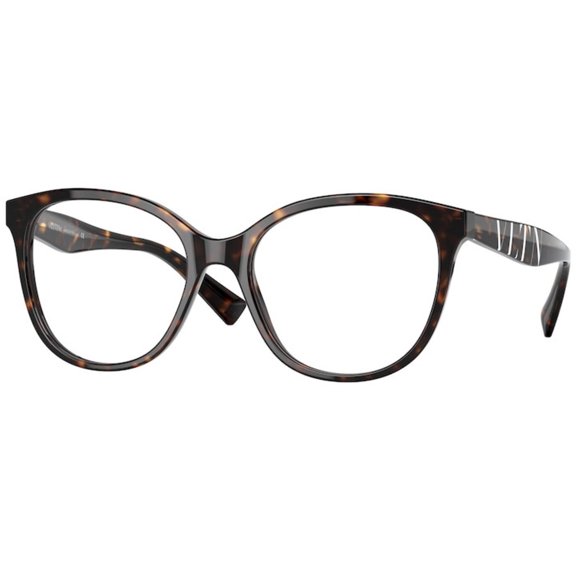 Valentino VA3014 5196 53mm Square Eyeglass Frames Women's Dark Havana