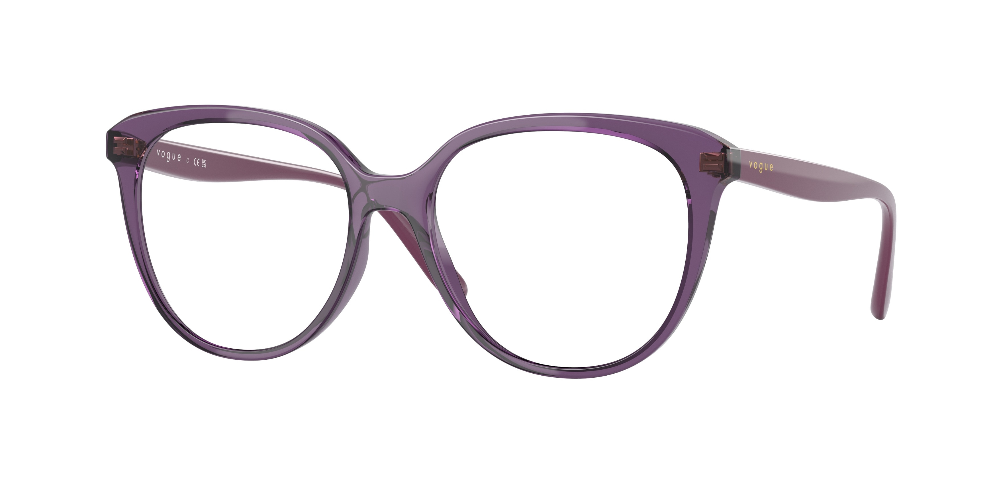 Vogue VO2969 2326 Eyeglasses - Violet Frame 50mm Vogue Purple Glasses main image 2
