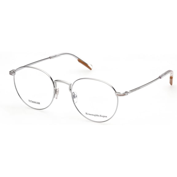 Ermenegildo Zegna Gray Men Glasses Frame