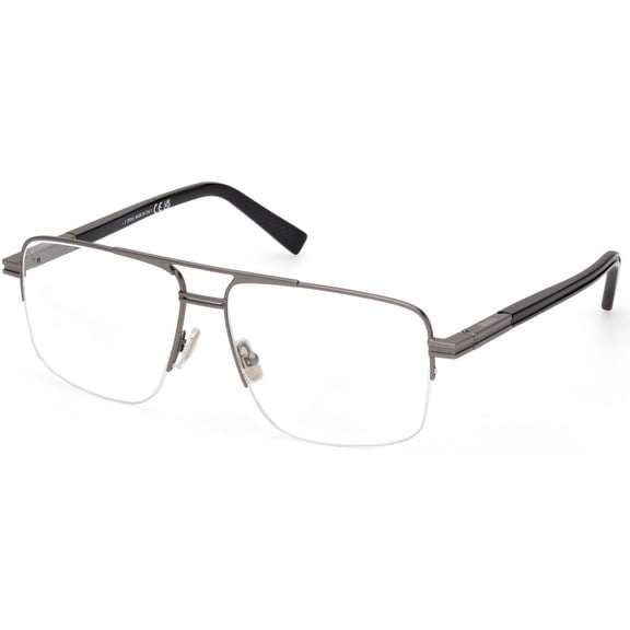 Eyeglasses Zegna EZ 5274 009 Matte Gunmetal / Shiny Black