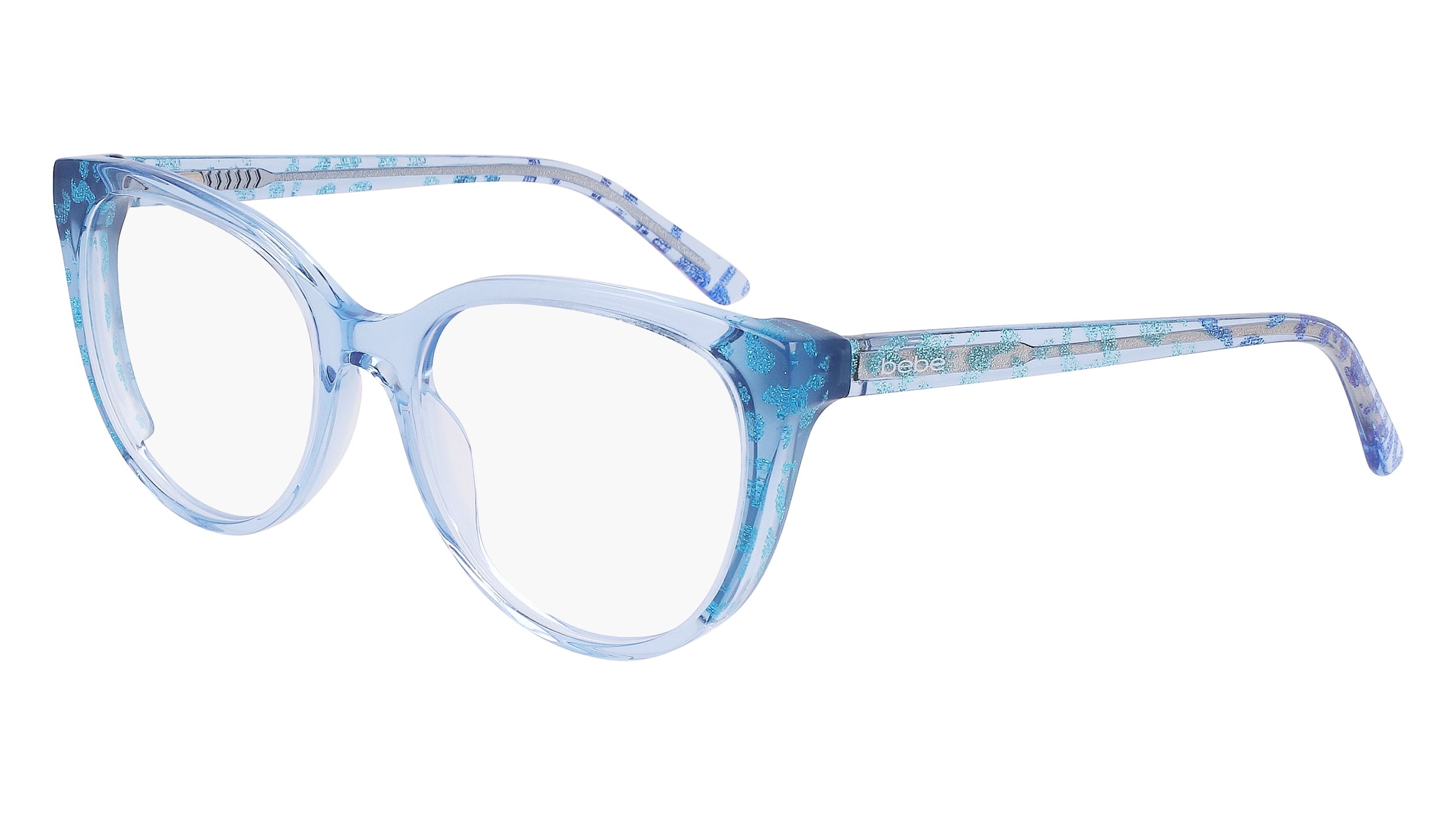BEBE BB5208-422-52 Eyeglasses Size 52mm 17mm 0mm blue Women