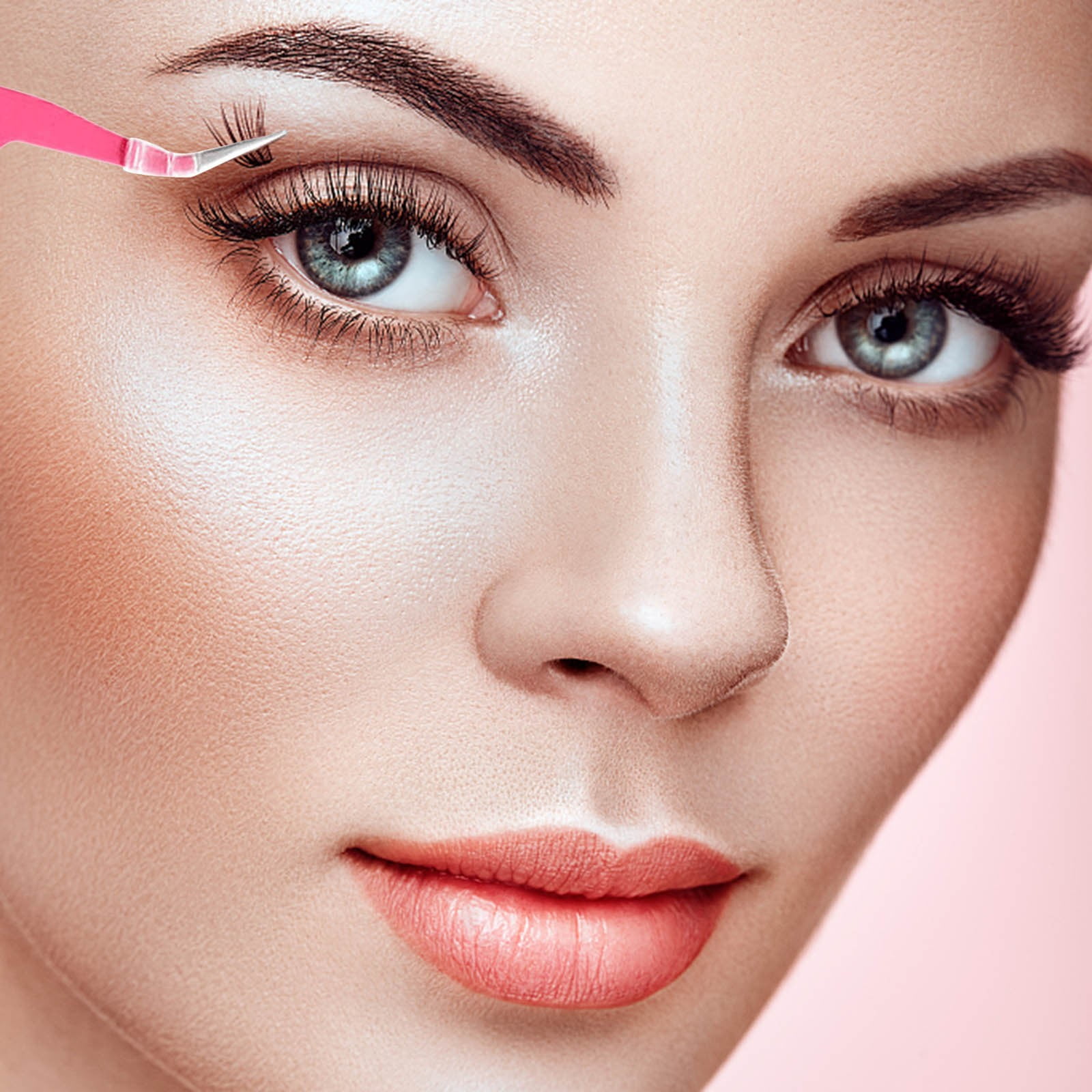 Eyelash 20 Bottom Extension B Curl Asian False Lashes Long Dramatic