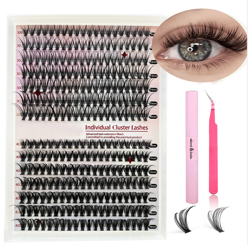 Eyelash 3D/4D Blend Set 14 rows, Curling DIY False Eyelash Extension
