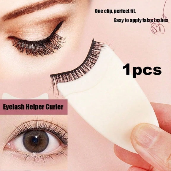 Eyelash Applicator Tool 35mm Width Lash Applicator Clip, 1/2/3PCS Eyelash Tweezers for False Lashes,White