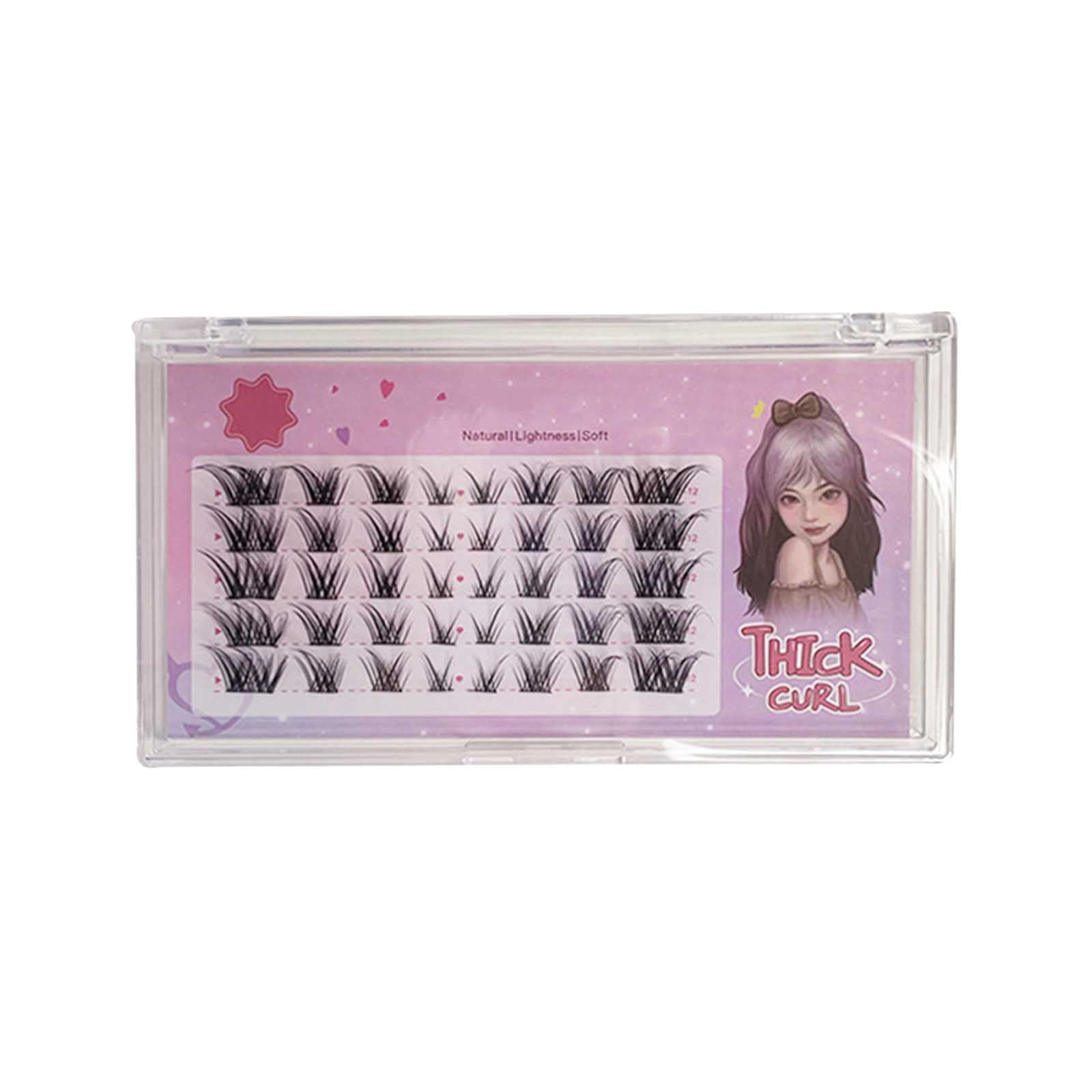 Eyelash Blow Dryer Style Flying False Eyelashes Dense Segmented