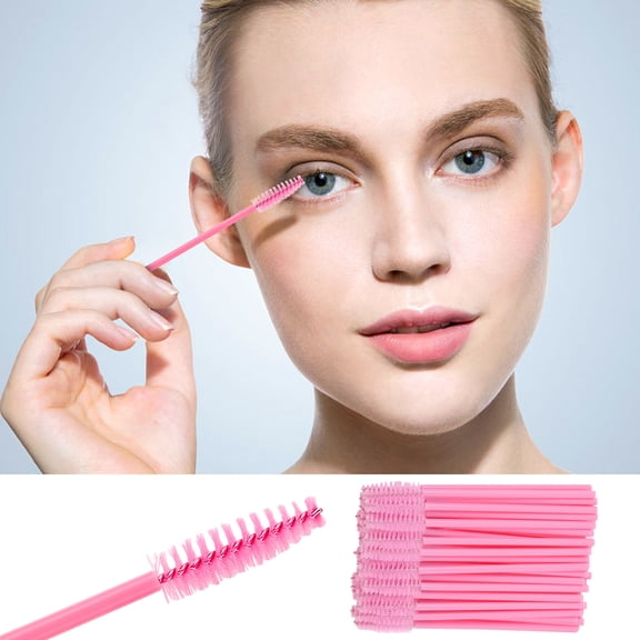 Eyelash Brush, Disposable Eyelash Brush, Eyelash Separating Tool for Mascara Application and Eye Makeup, Plastic Material 10.5cm Length 50pcs Set