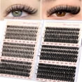thumbnail image 1 of Eyelash Clusters 30D+40D+50D+60D+80D+100D Lash Clusters Wispy Individual Lashes 480PCS D-curly Lash Extension 10-16MM Natural Lashes Clusters DIY Cluster Eyelash Extensions for Beginners, 1 of 7