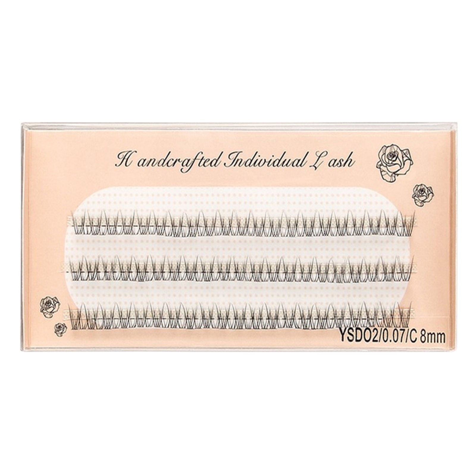 Eyelash Clusters Thick 25mm Lashes 7 Pair Strip Glue Bulk Pack Easy