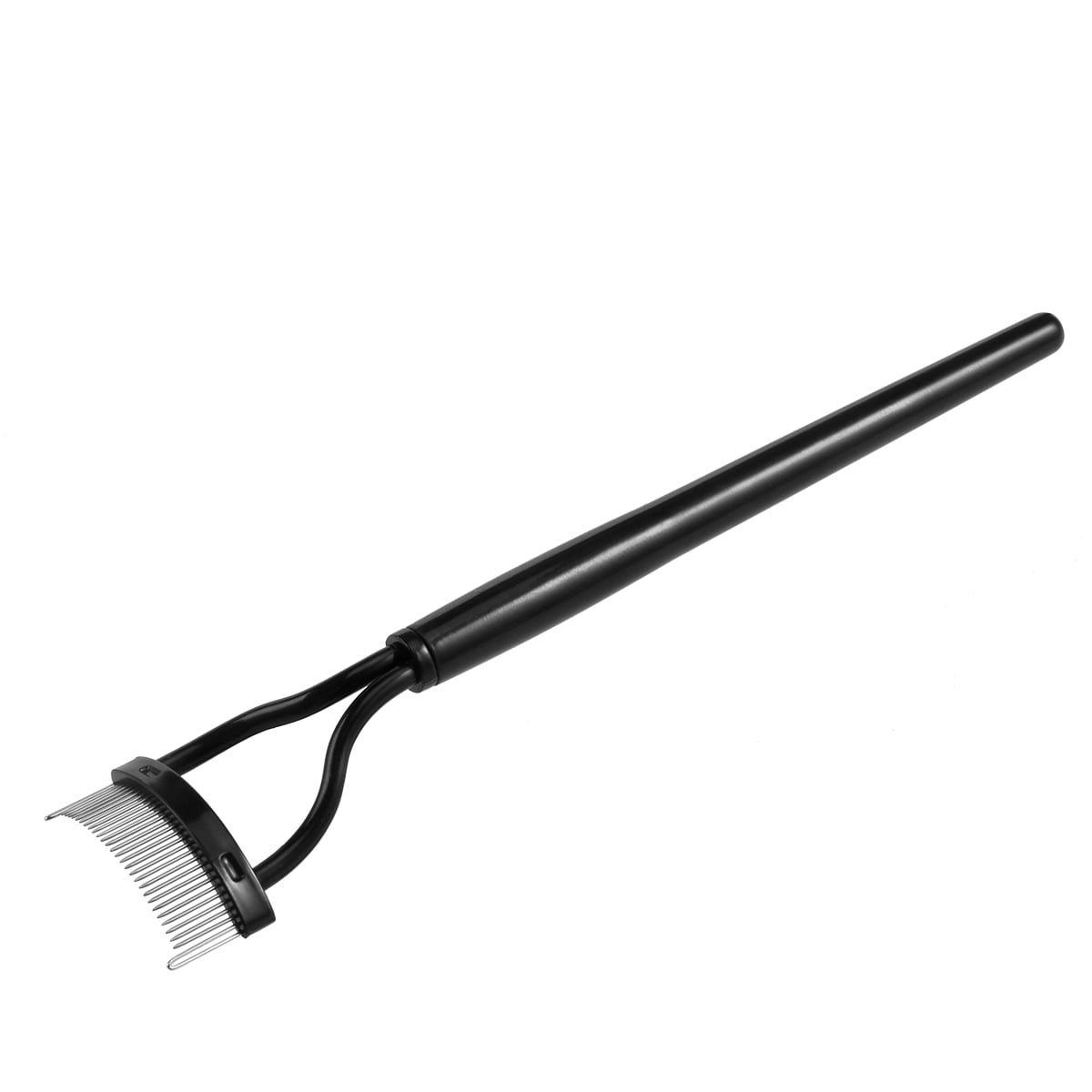 Eyelash Comb Curlers Makeup Mascara Applicator Eyebrow Grooming Brush Tool (Black)