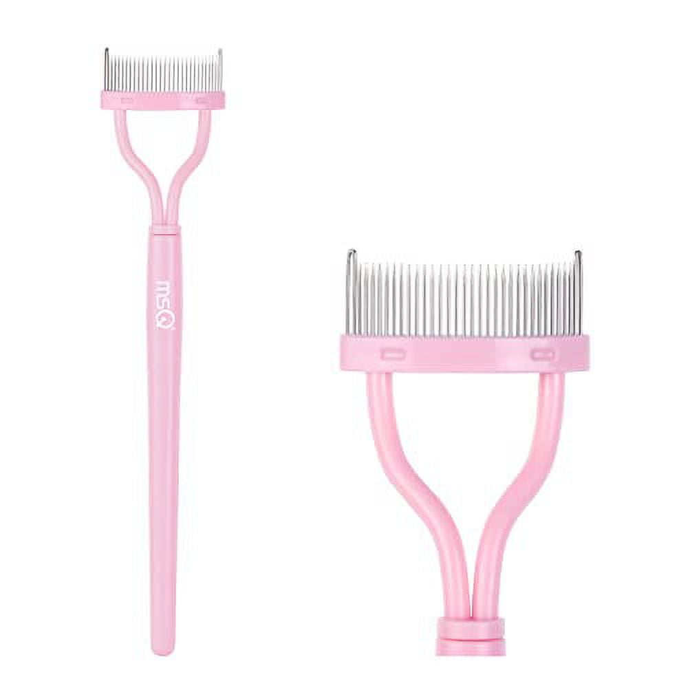 Eyelash Comb Separator MSQ Eyelash Eyebrow Brush Mascara Brush and Comb