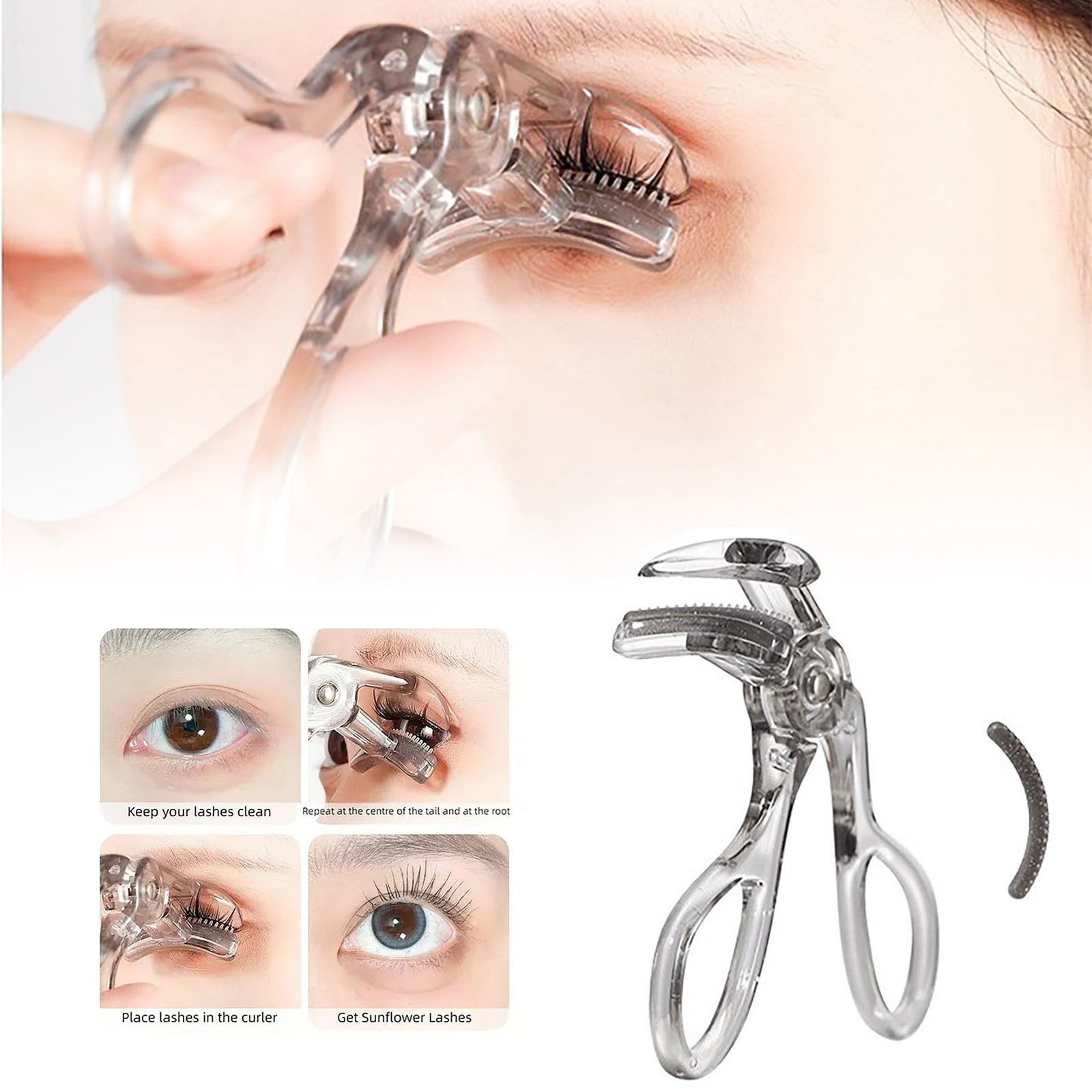 Eyelash Curler Convenient Curling Tool False Eyelash Assistant Beginner