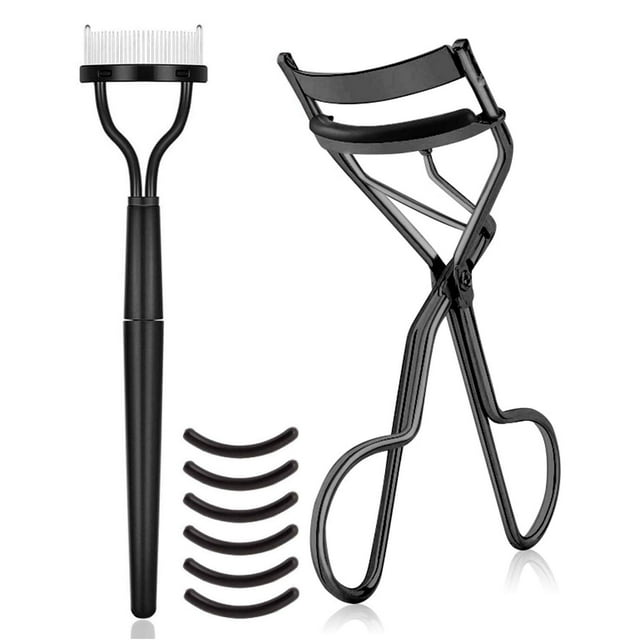 Tarte Eyelash Curler Replacement Pads Eyelash Curler Kit Metal Lash Curlers with Eyelashes Separator Comb