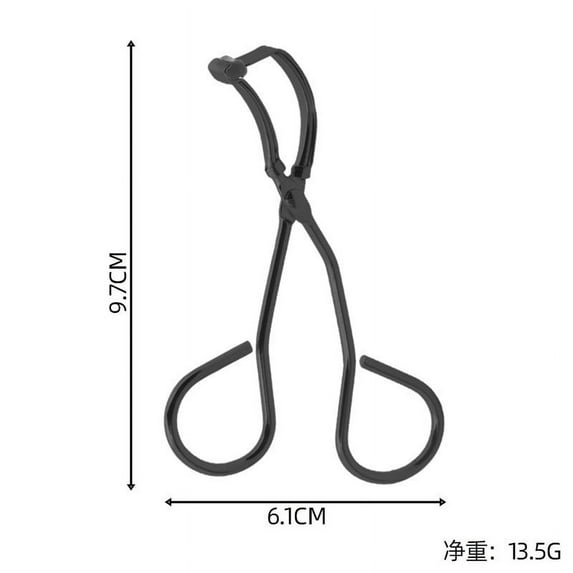 Eyelash Curler, Mini Eyelash Curler, Long-Lasting Curling and Shaping Small Crescent Comb Design, Portable and Ergonomic Grip for Travel and Daily Makeup Use
