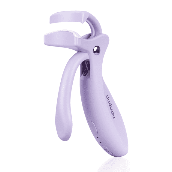 Eyelash Curler, Portable Rechargeable Heated Lash Curler with Boost Heating, 2-Level Adjustable Temp & 10S Heat 3S Style 24H