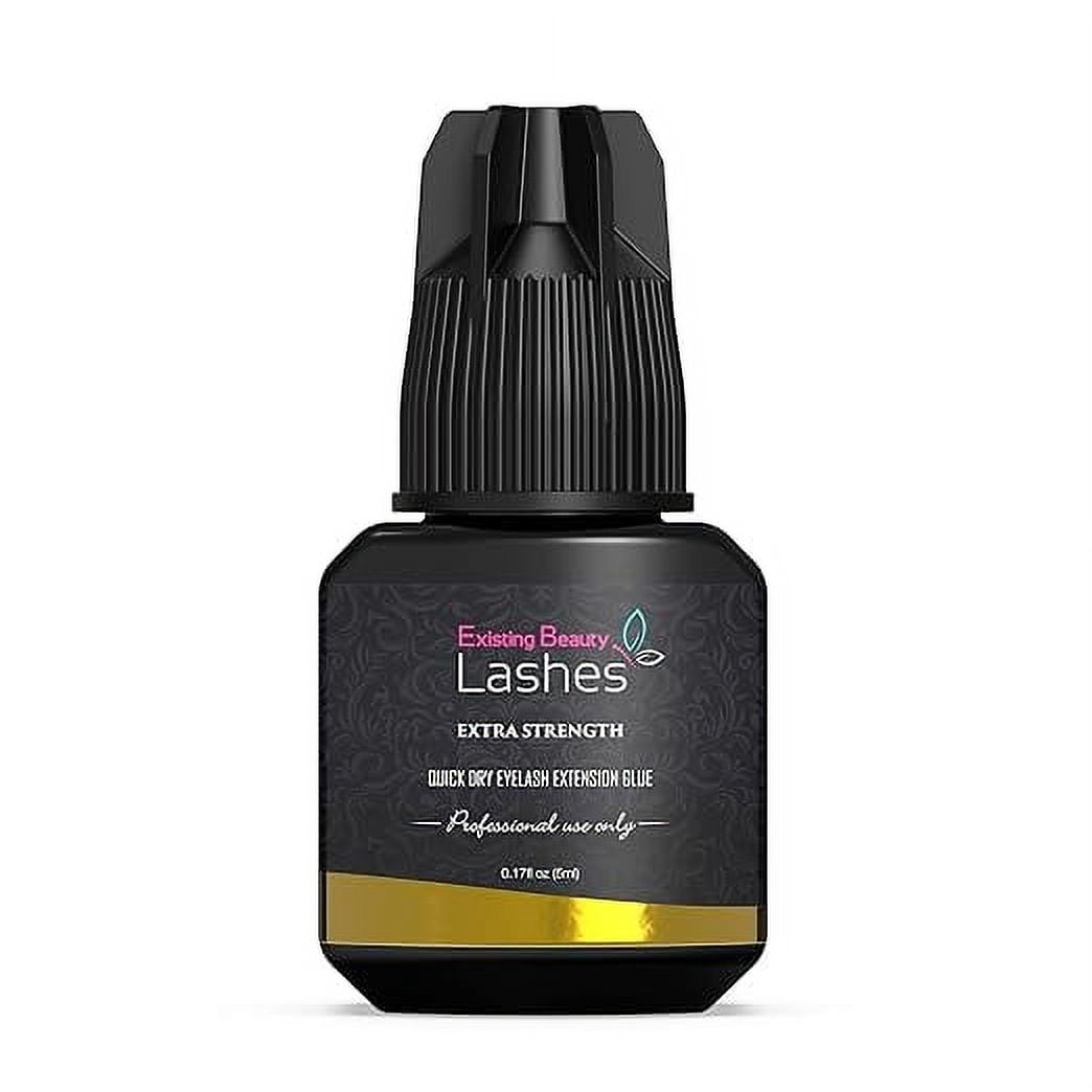 Sensitive Lash Glue Kit - 3-5 Second Drying, 5-6 Week Retention, Hypoallergenic Eyelash Extension Adhesive With Tools
