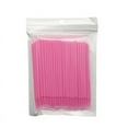 thumbnail image 1 of Eyelash Extension Micro Brushes, 100 Pack Pink Lash Applicator Swabs for Lash Glue Removal, Precise Makeup Tools with Adjustable Handle for Salon, Home, Crafting, 1 of 7