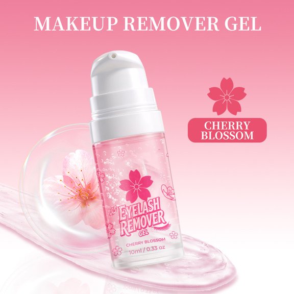 Eyelash Extension Remover Gel, Lash Glue Remover Gel, Professional Lash Adhesive Remover, Salon and Home Use, Cherry Blossom Scent, 10g