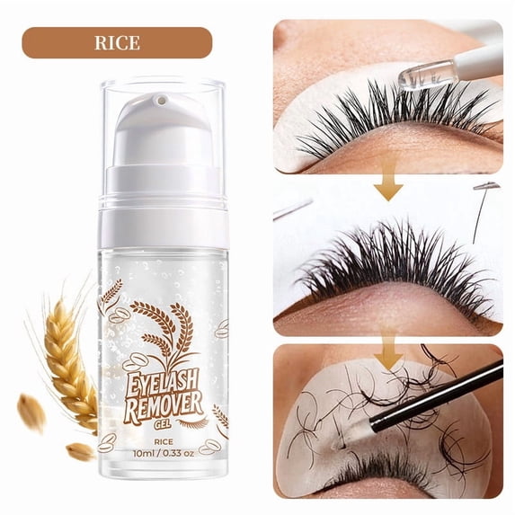 Eyelash Extension Remover Gel, Professional Lash Glue Removal for Salon & Home Use, Gentle Formula, Multiple Scents Available, 10g