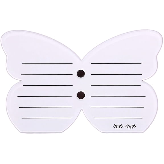 Eyelash Extension Stand Acrylic Lash Pallet Butterfly Shape Eyelash Tray Stand Eyelash Pallet Eyelash Display Storage