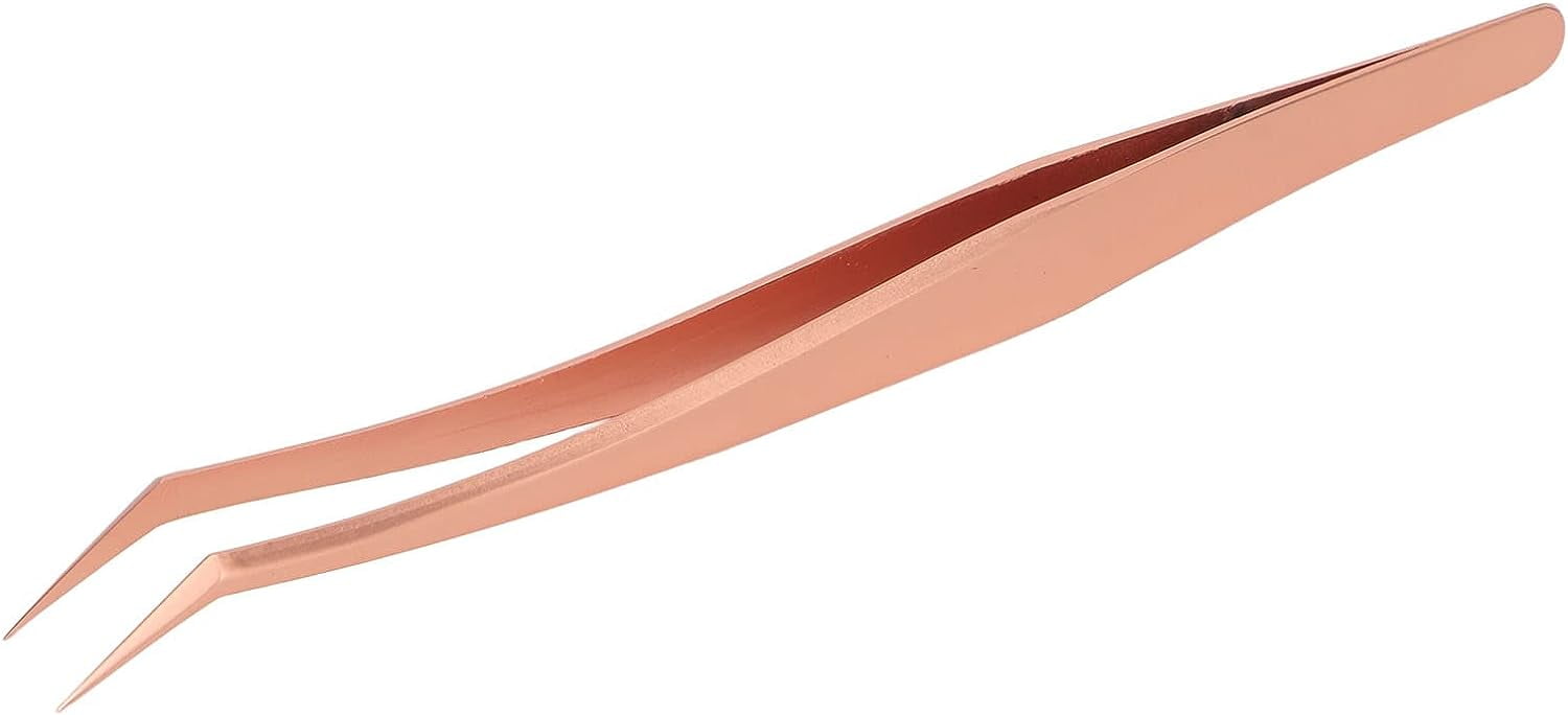 Eyelash Extension Tweezer, Stainless Steel Precise Lash Applicator