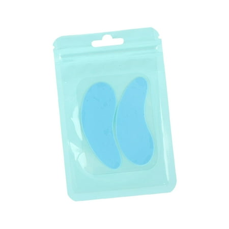 Eyelash Extension under Eye Pads Eye Patches Professional Soft Silicone Reusable Blue