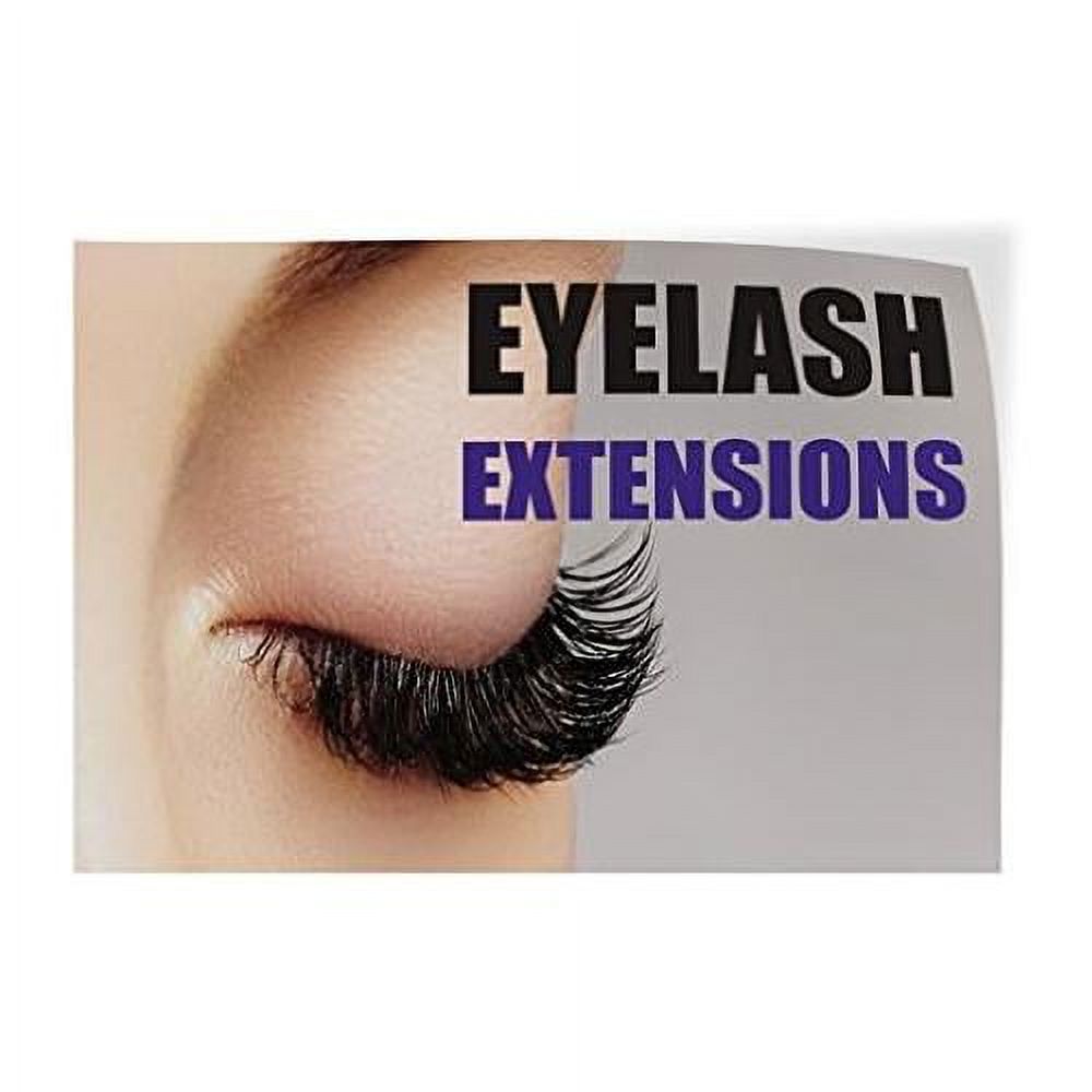Eyelash Extensions 2 Indoor Store Sign Vinyl Decal Sticker 14