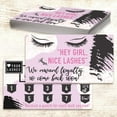 thumbnail image 1 of Eyelash Extensions Design - Set of 50 Loyalty Cards - Blank Loyalty Card Stationery - Great Loyalty Cards For Restaurants, Hair Beauty Nail Salons or Spas, 1 of 5