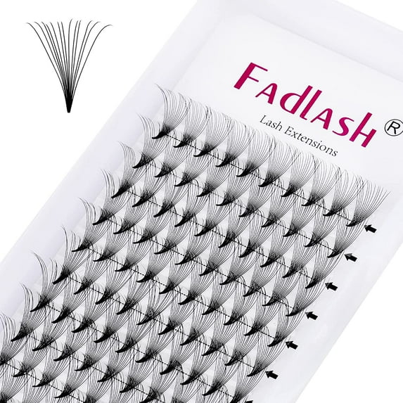 Eyelash Extensions Premade Fans Eyelash Extensions C CC D DD Curl Pointy Tip Pre Fan Eyelashes Premade Lash Extension Fans Volume Lash Extensions Pre Made Volume Lashes (14D-0.07D, 16mm)
