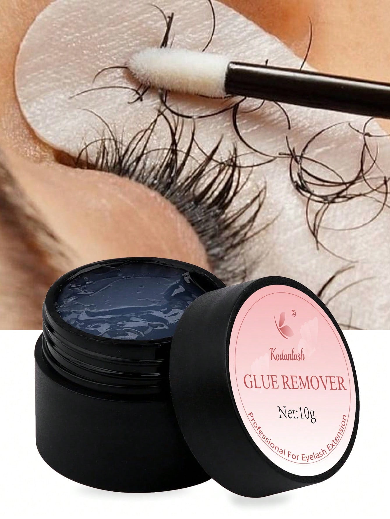 Eyelash Extensions Remover Cream Safe Adhesive Eyelashes Glue Remover Fast Dissolution Low